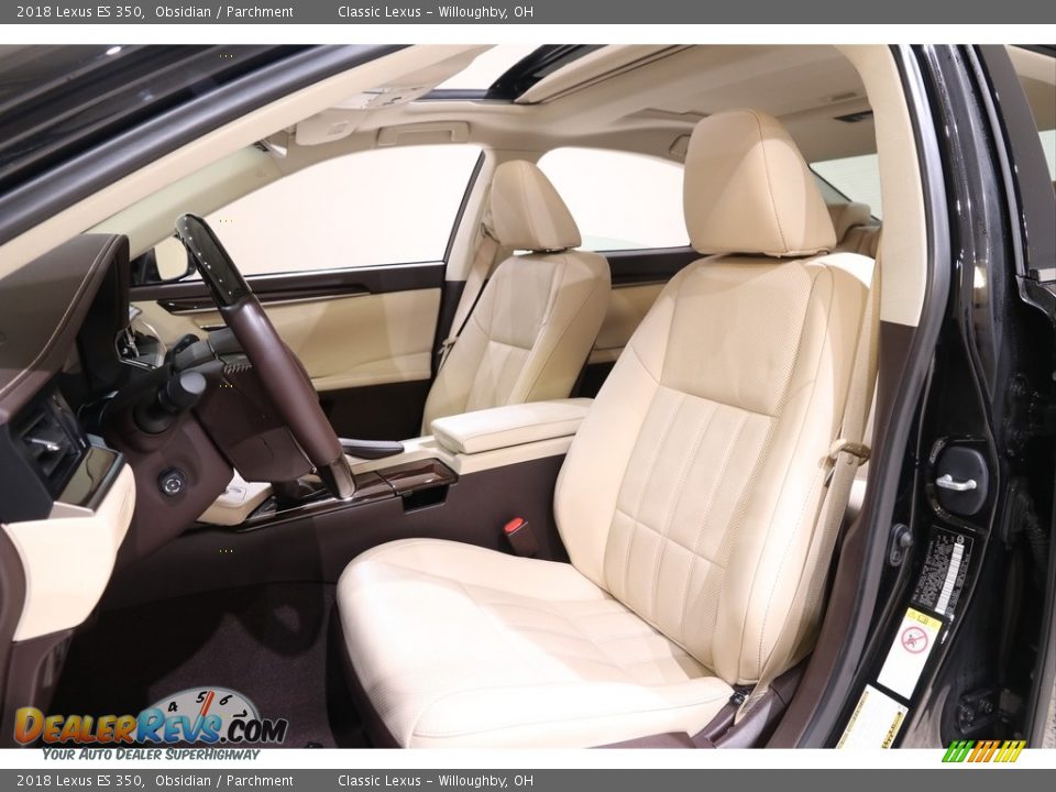 2018 Lexus ES 350 Obsidian / Parchment Photo #8