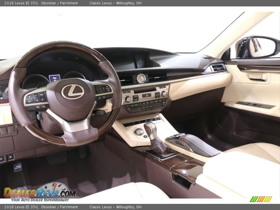 2018 Lexus ES 350 Obsidian / Parchment Photo #9