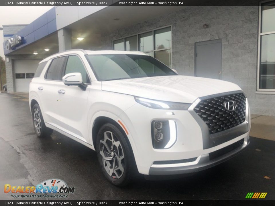 2021 Hyundai Palisade Calligraphy AWD Hyper White / Black Photo #1