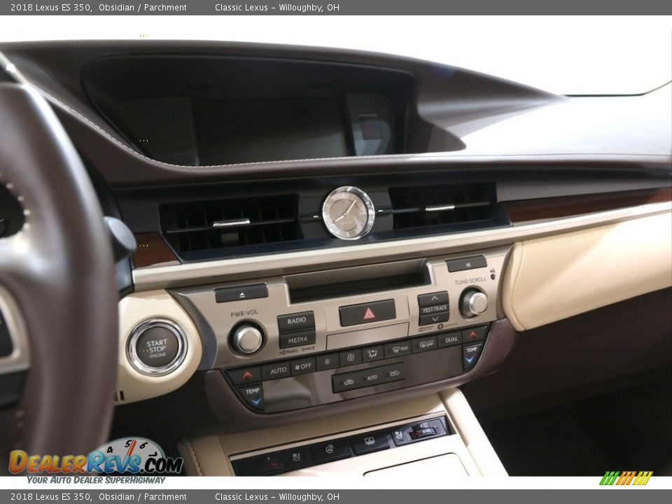 2018 Lexus ES 350 Obsidian / Parchment Photo #13
