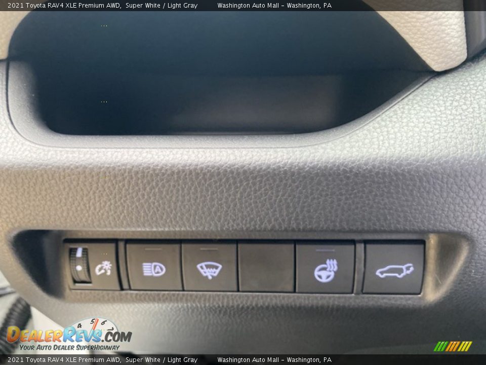 2021 Toyota RAV4 XLE Premium AWD Super White / Light Gray Photo #17