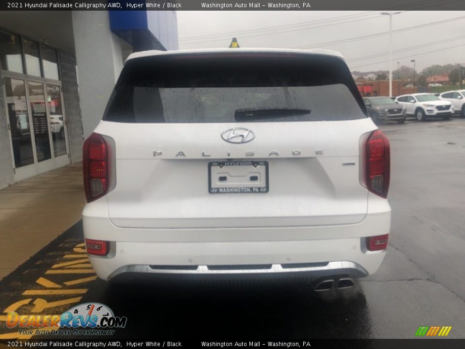 2021 Hyundai Palisade Calligraphy AWD Hyper White / Black Photo #3