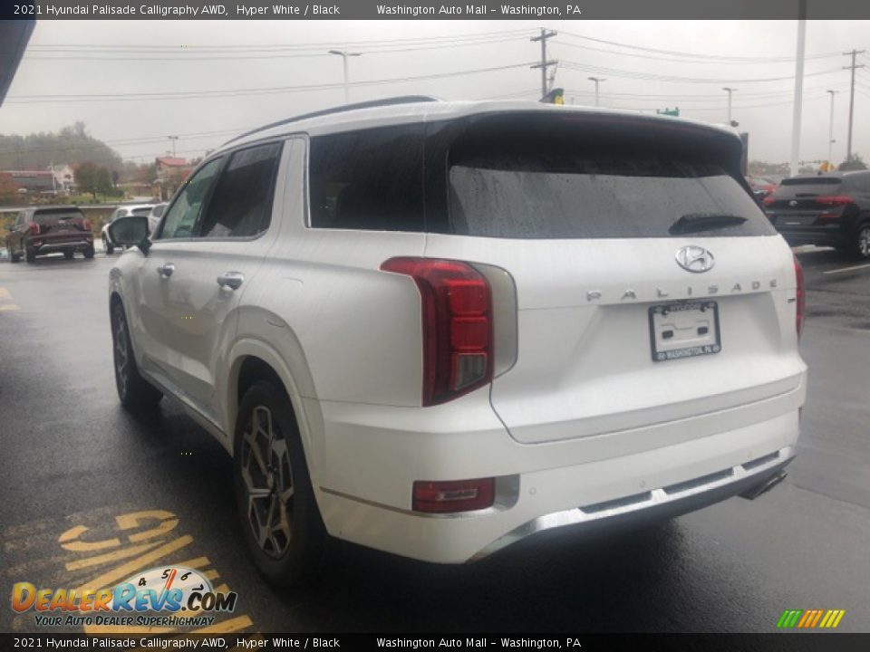 2021 Hyundai Palisade Calligraphy AWD Hyper White / Black Photo #4