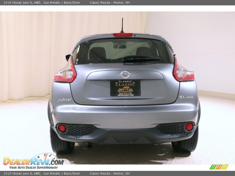2016 Nissan Juke SL AWD Gun Metallic / Black/Silver Photo #21