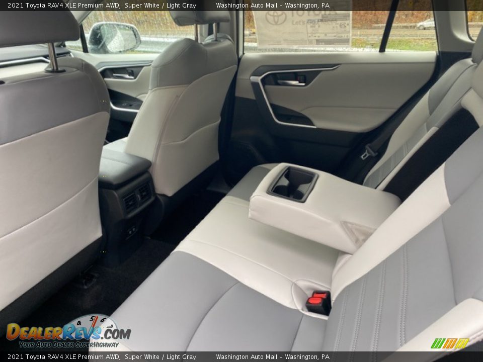 2021 Toyota RAV4 XLE Premium AWD Super White / Light Gray Photo #23