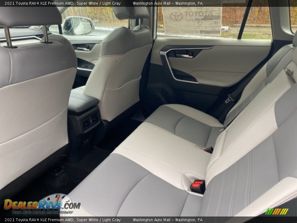 2021 Toyota RAV4 XLE Premium AWD Super White / Light Gray Photo #24