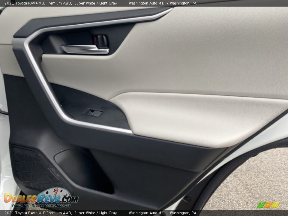 2021 Toyota RAV4 XLE Premium AWD Super White / Light Gray Photo #26