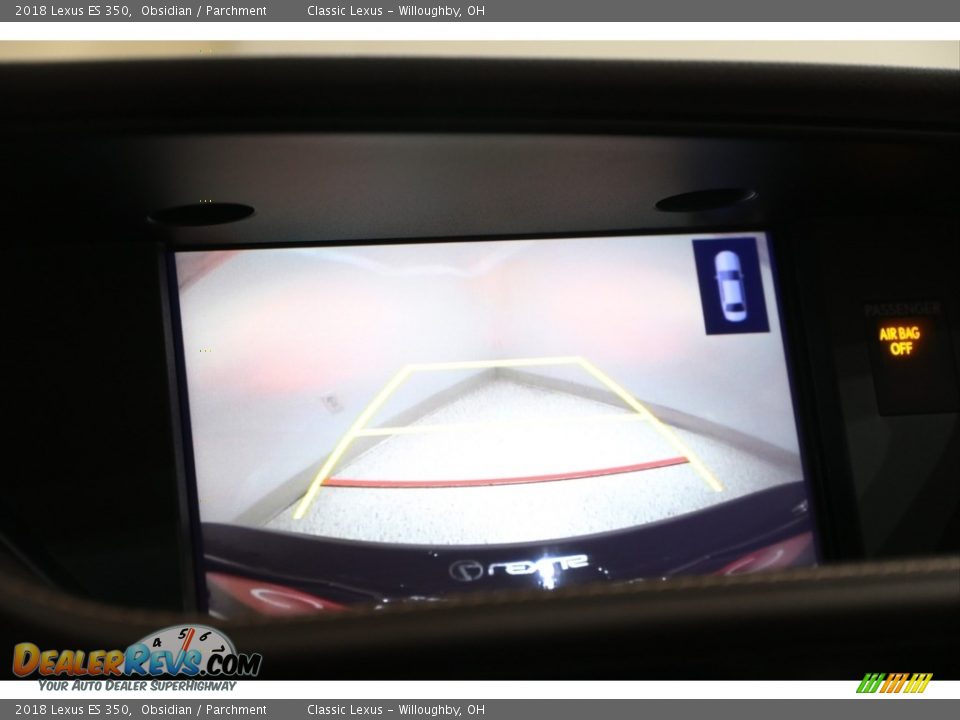 2018 Lexus ES 350 Obsidian / Parchment Photo #24