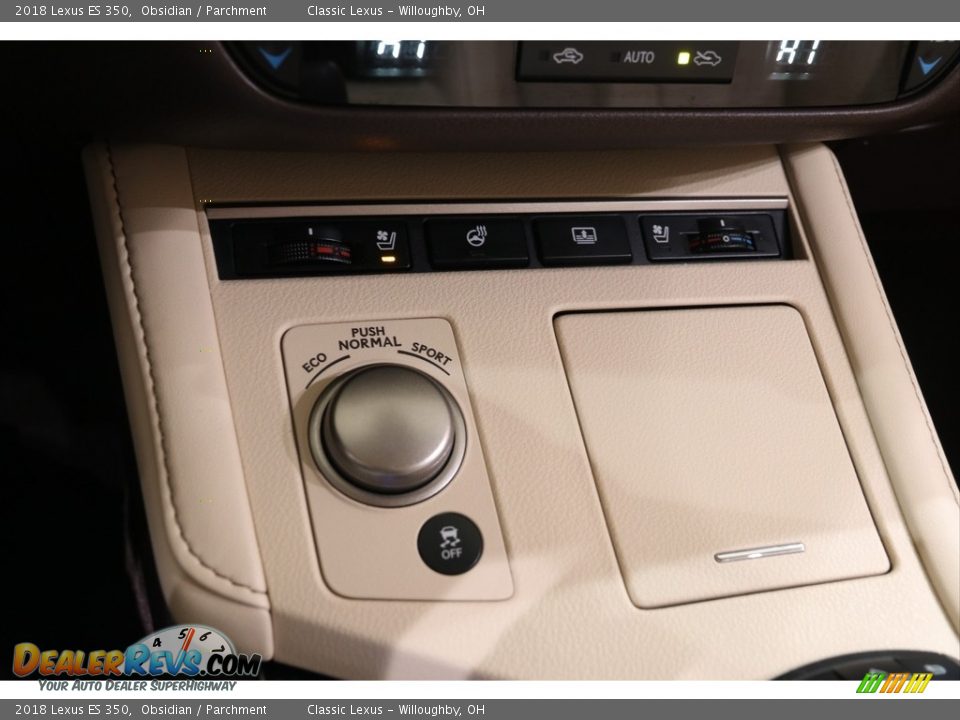 2018 Lexus ES 350 Obsidian / Parchment Photo #26