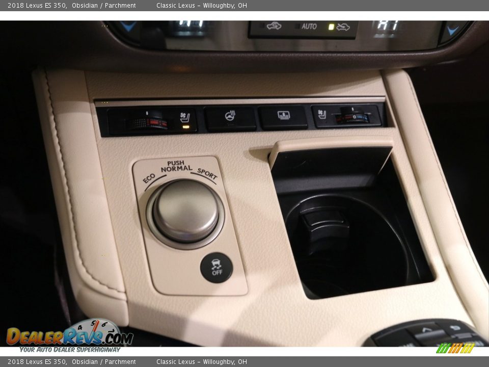 2018 Lexus ES 350 Obsidian / Parchment Photo #27