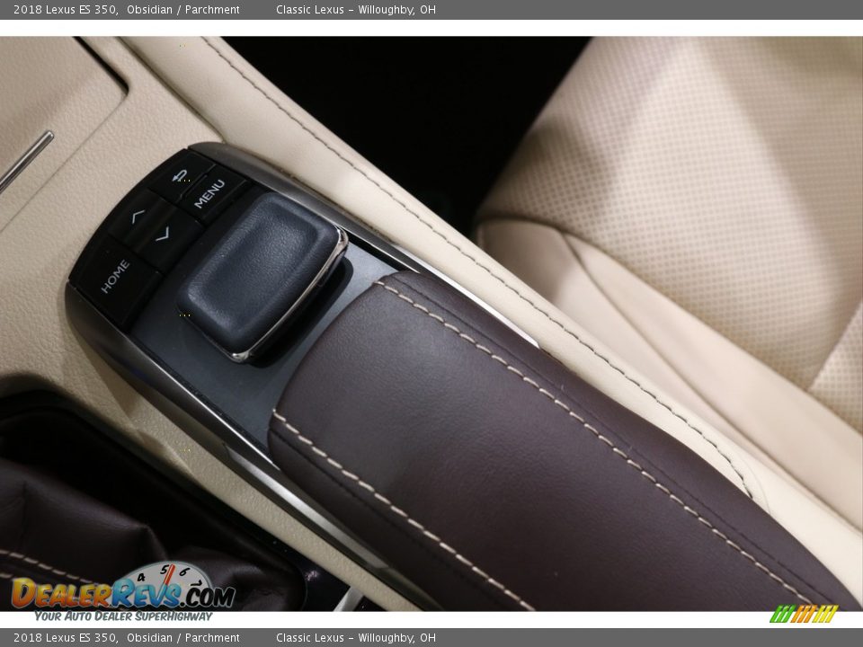 2018 Lexus ES 350 Obsidian / Parchment Photo #28