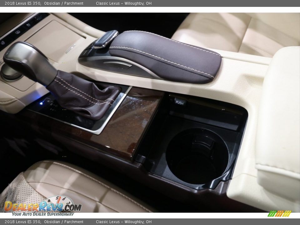2018 Lexus ES 350 Obsidian / Parchment Photo #30