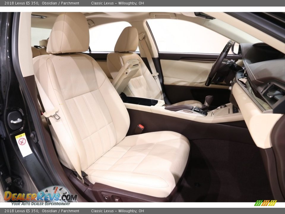 2018 Lexus ES 350 Obsidian / Parchment Photo #32