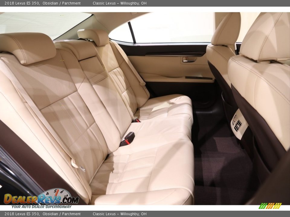 2018 Lexus ES 350 Obsidian / Parchment Photo #34