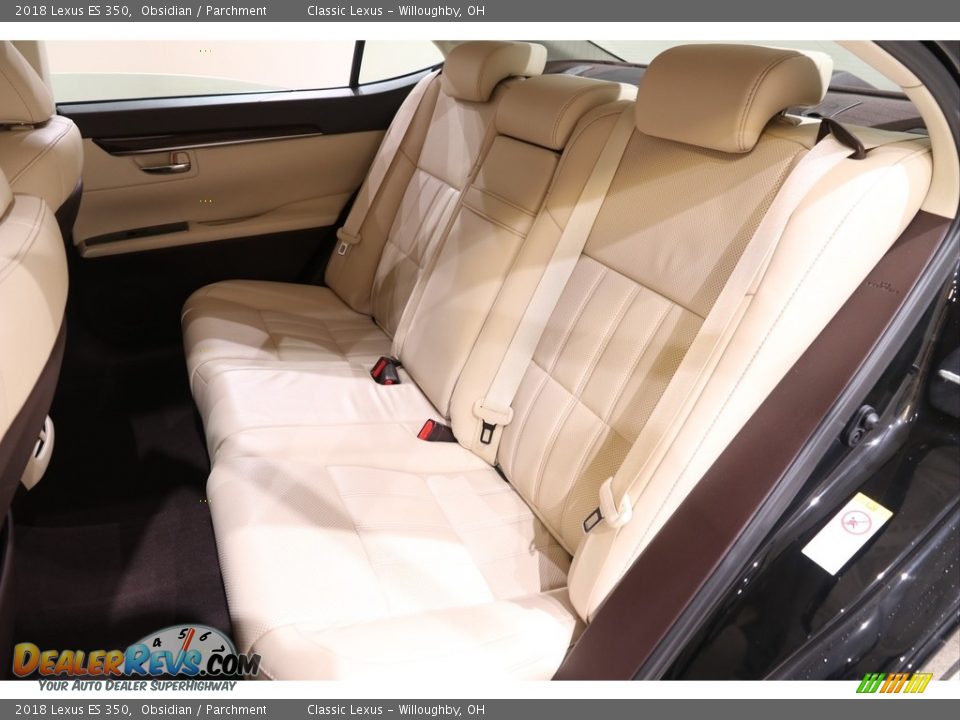 2018 Lexus ES 350 Obsidian / Parchment Photo #35