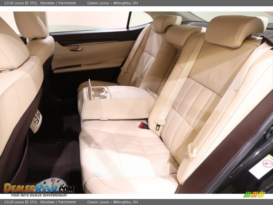 2018 Lexus ES 350 Obsidian / Parchment Photo #36