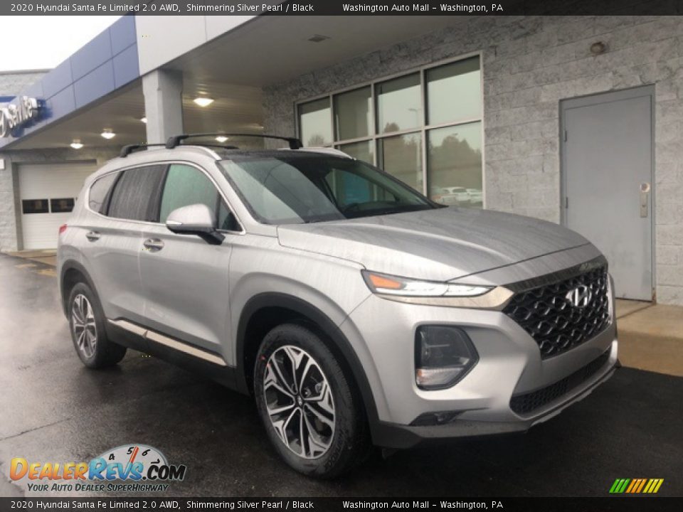 2020 Hyundai Santa Fe Limited 2.0 AWD Shimmering Silver Pearl / Black Photo #1