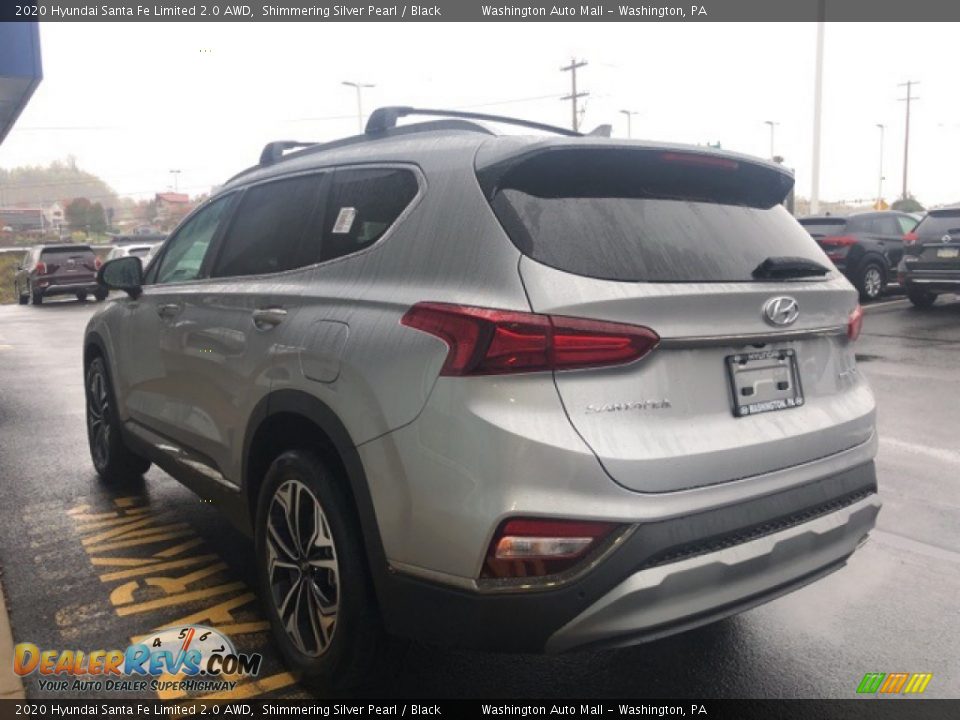 2020 Hyundai Santa Fe Limited 2.0 AWD Shimmering Silver Pearl / Black Photo #4
