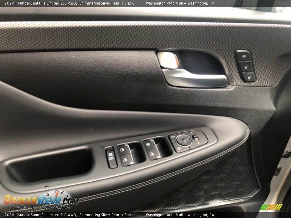 2020 Hyundai Santa Fe Limited 2.0 AWD Shimmering Silver Pearl / Black Photo #8