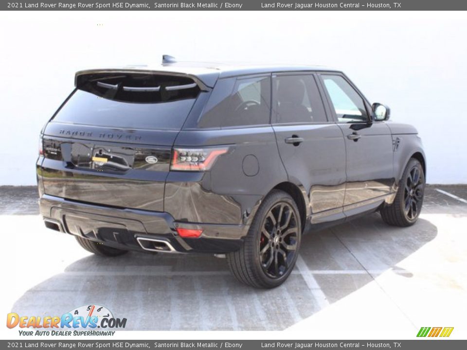2021 Land Rover Range Rover Sport HSE Dynamic Santorini Black Metallic / Ebony Photo #2