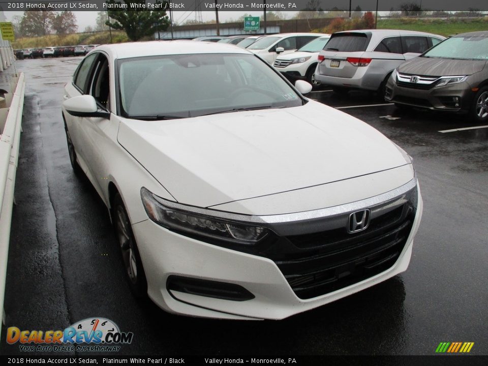 2018 Honda Accord LX Sedan Platinum White Pearl / Black Photo #7