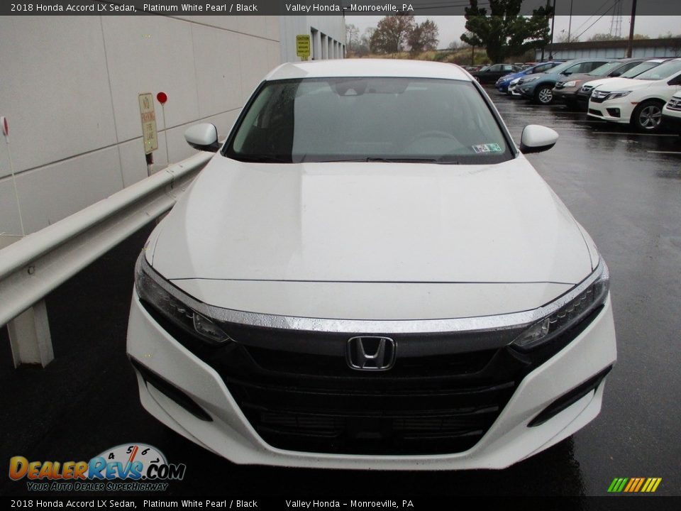 2018 Honda Accord LX Sedan Platinum White Pearl / Black Photo #8