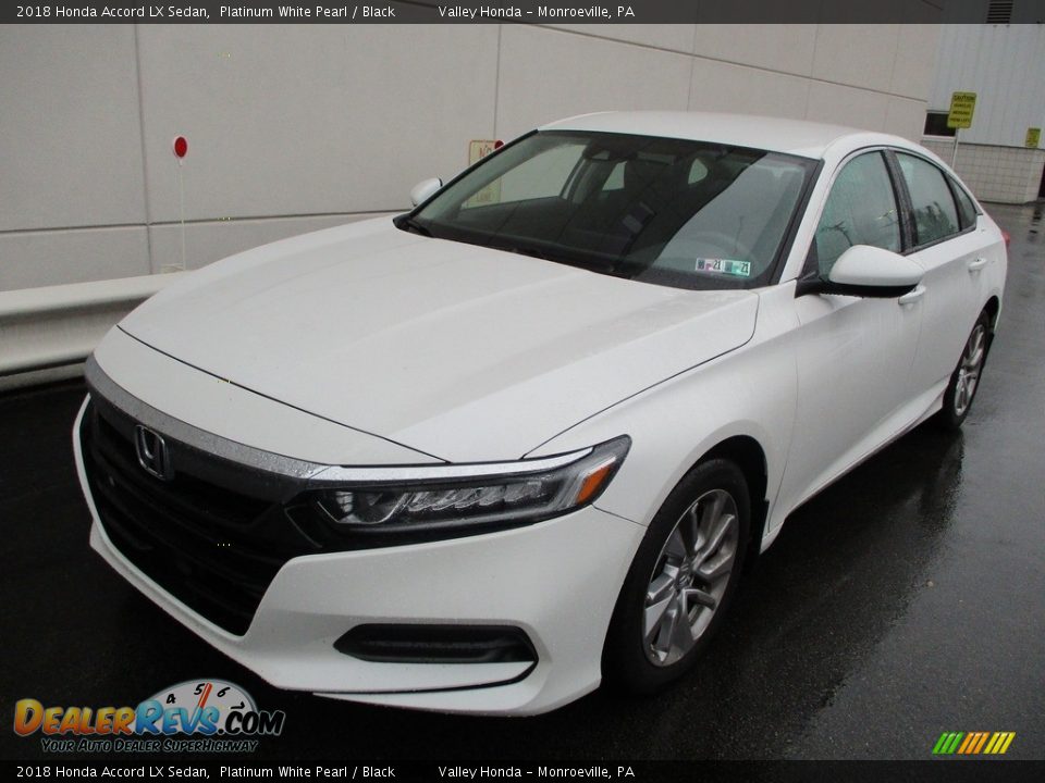 2018 Honda Accord LX Sedan Platinum White Pearl / Black Photo #9