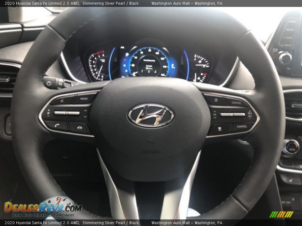 2020 Hyundai Santa Fe Limited 2.0 AWD Shimmering Silver Pearl / Black Photo #11