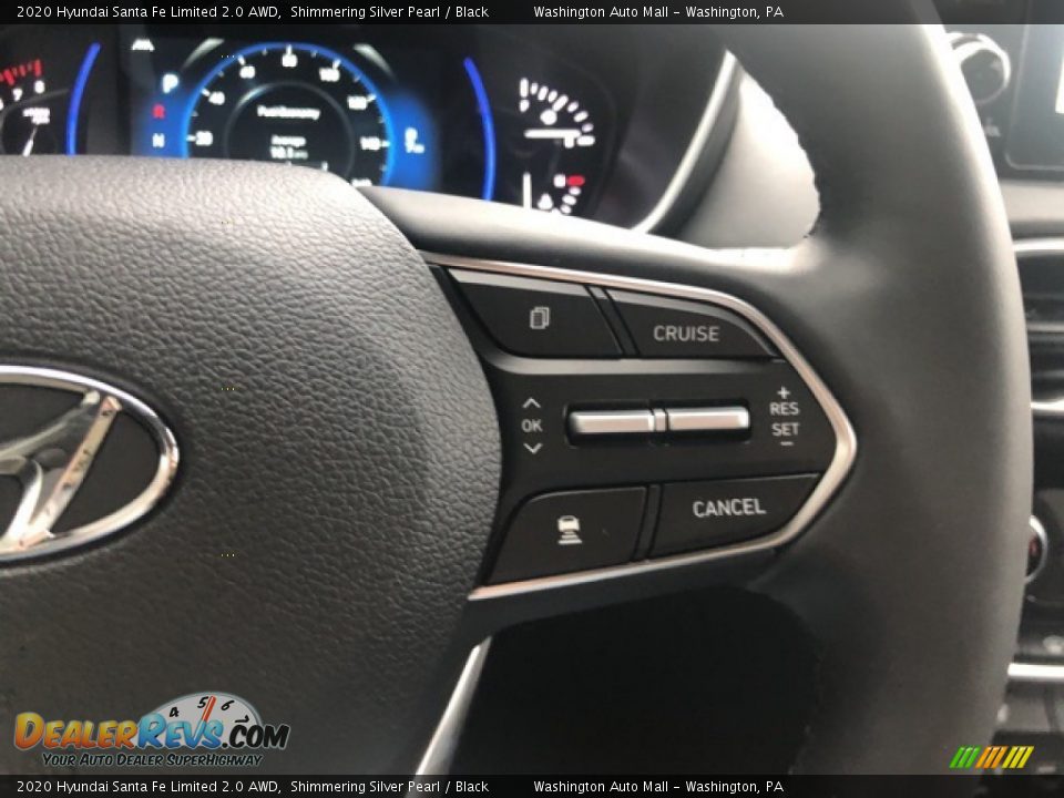2020 Hyundai Santa Fe Limited 2.0 AWD Shimmering Silver Pearl / Black Photo #13