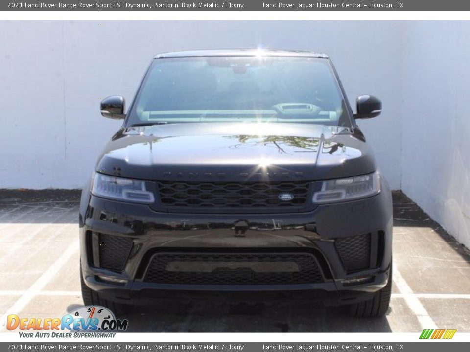 2021 Land Rover Range Rover Sport HSE Dynamic Santorini Black Metallic / Ebony Photo #8