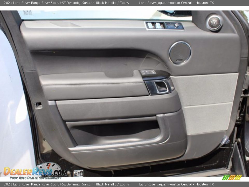 2021 Land Rover Range Rover Sport HSE Dynamic Santorini Black Metallic / Ebony Photo #10
