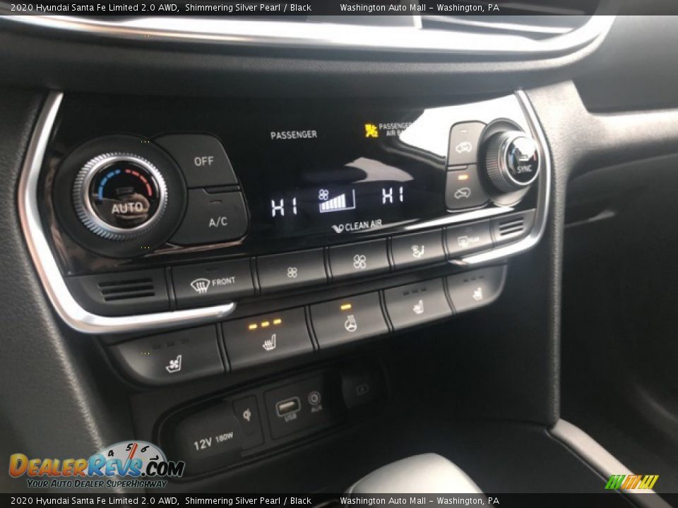 2020 Hyundai Santa Fe Limited 2.0 AWD Shimmering Silver Pearl / Black Photo #17