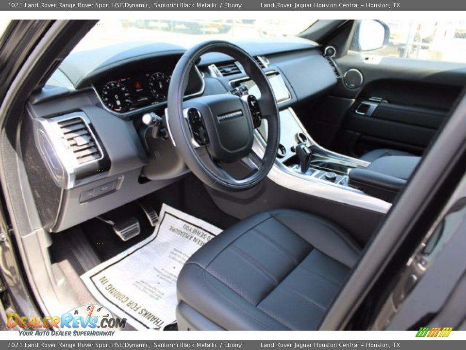 Ebony Interior - 2021 Land Rover Range Rover Sport HSE Dynamic Photo #12