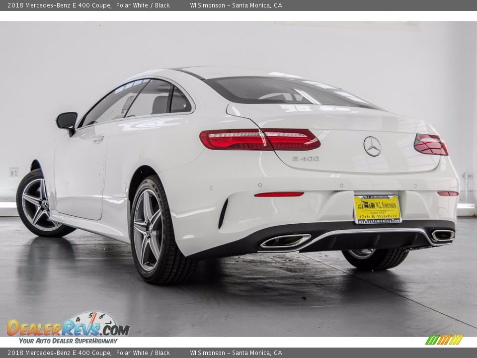 2018 Mercedes-Benz E 400 Coupe Polar White / Black Photo #3