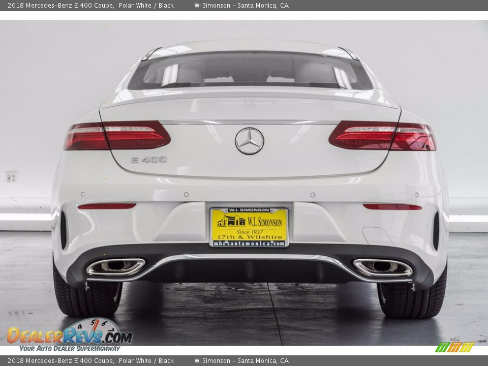 2018 Mercedes-Benz E 400 Coupe Polar White / Black Photo #4