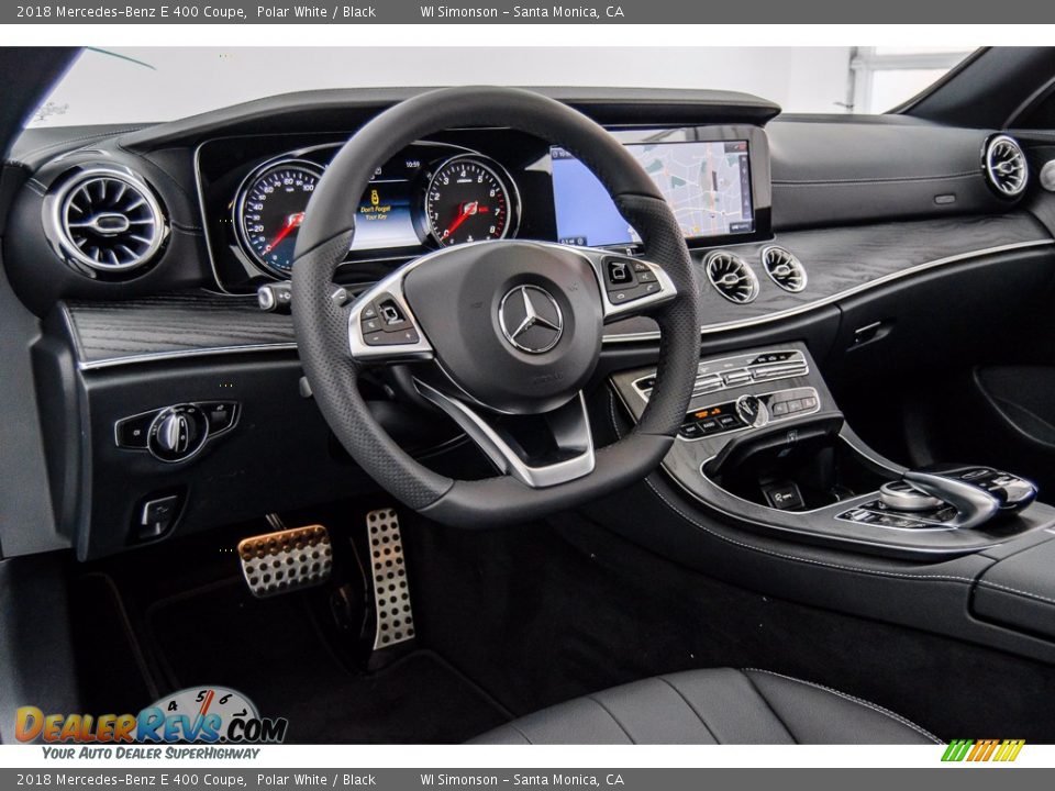 2018 Mercedes-Benz E 400 Coupe Polar White / Black Photo #6