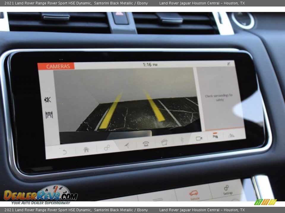 2021 Land Rover Range Rover Sport HSE Dynamic Santorini Black Metallic / Ebony Photo #16