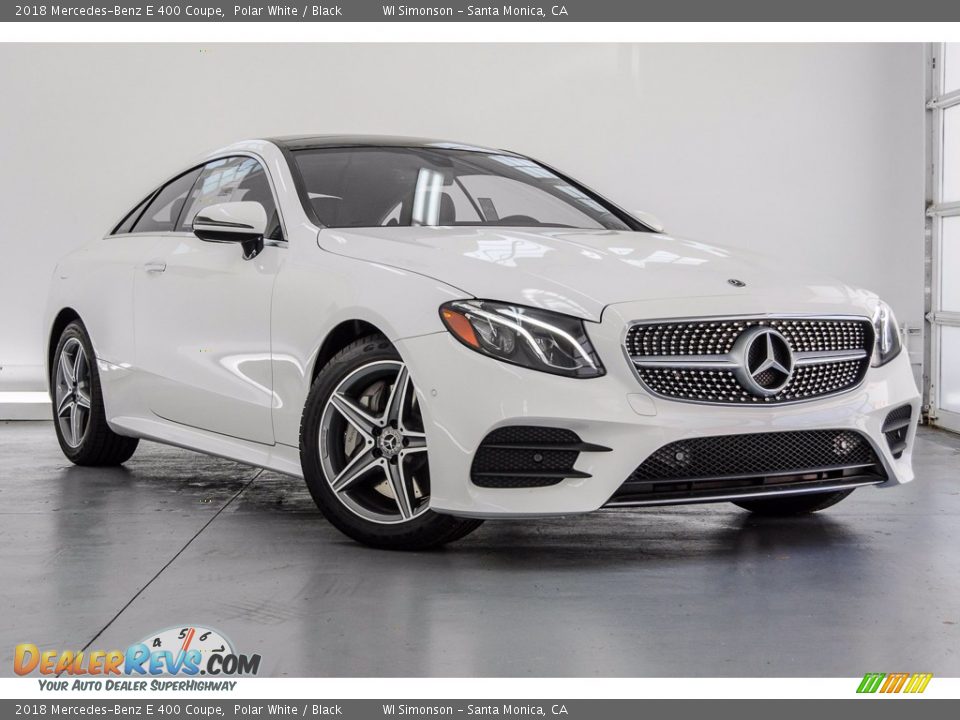 2018 Mercedes-Benz E 400 Coupe Polar White / Black Photo #12