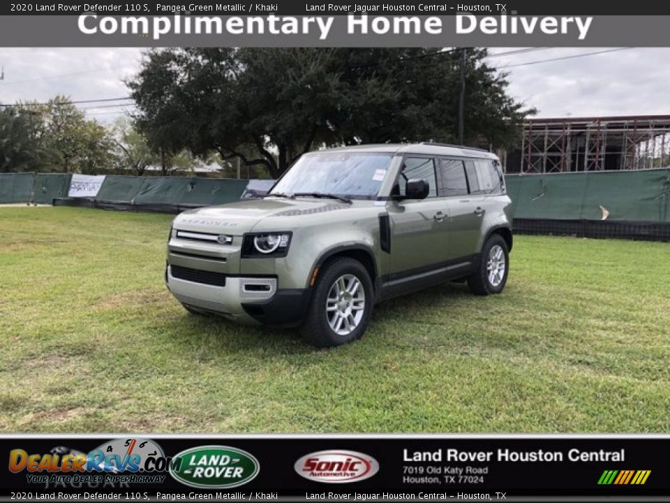 2020 Land Rover Defender 110 S Pangea Green Metallic / Khaki Photo #1