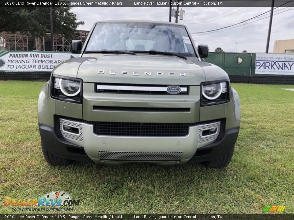 2020 Land Rover Defender 110 S Pangea Green Metallic / Khaki Photo #8