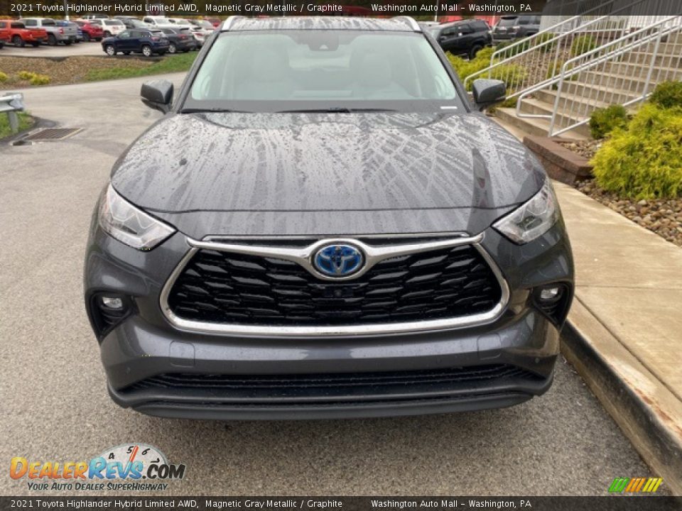 2021 Toyota Highlander Hybrid Limited AWD Magnetic Gray Metallic / Graphite Photo #13