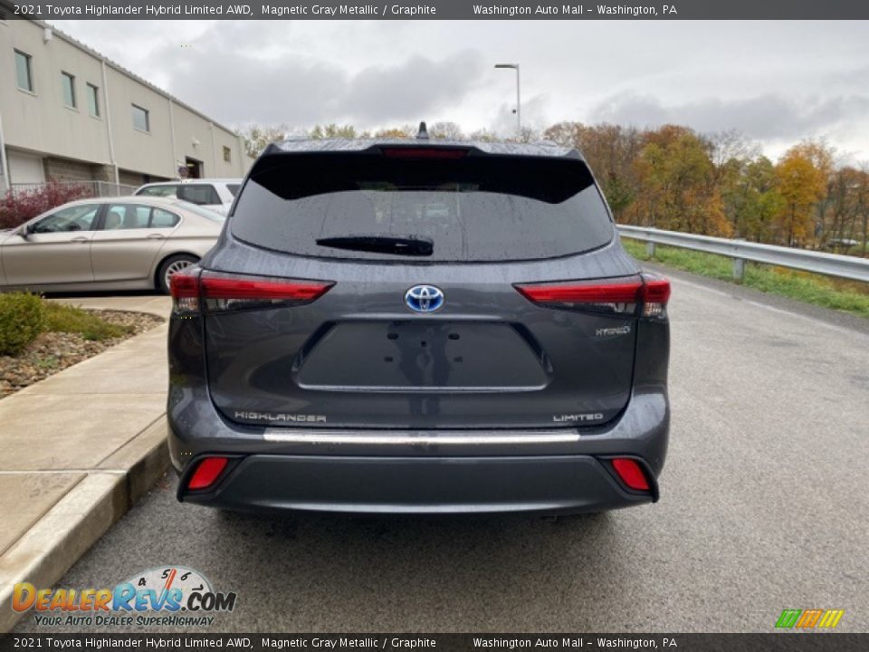 2021 Toyota Highlander Hybrid Limited AWD Magnetic Gray Metallic / Graphite Photo #15