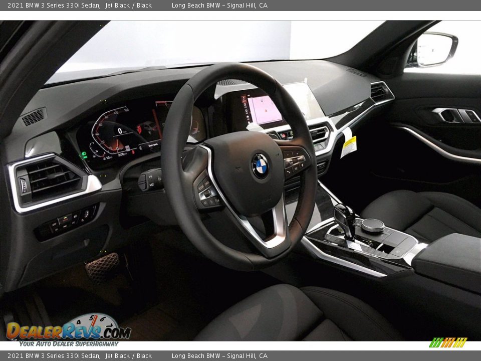 2021 BMW 3 Series 330i Sedan Jet Black / Black Photo #7