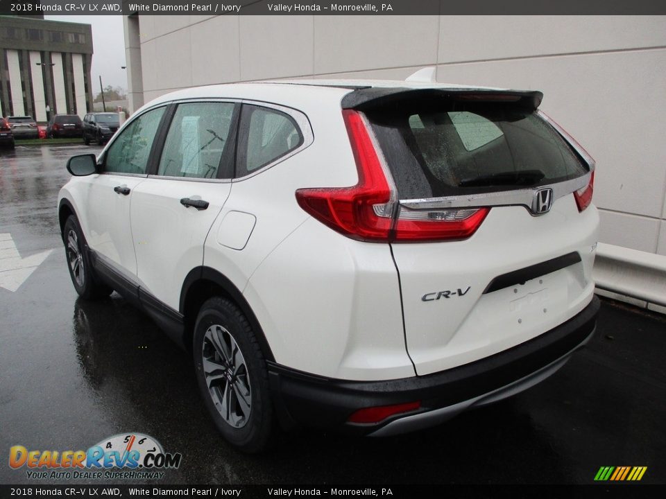 2018 Honda CR-V LX AWD White Diamond Pearl / Ivory Photo #3