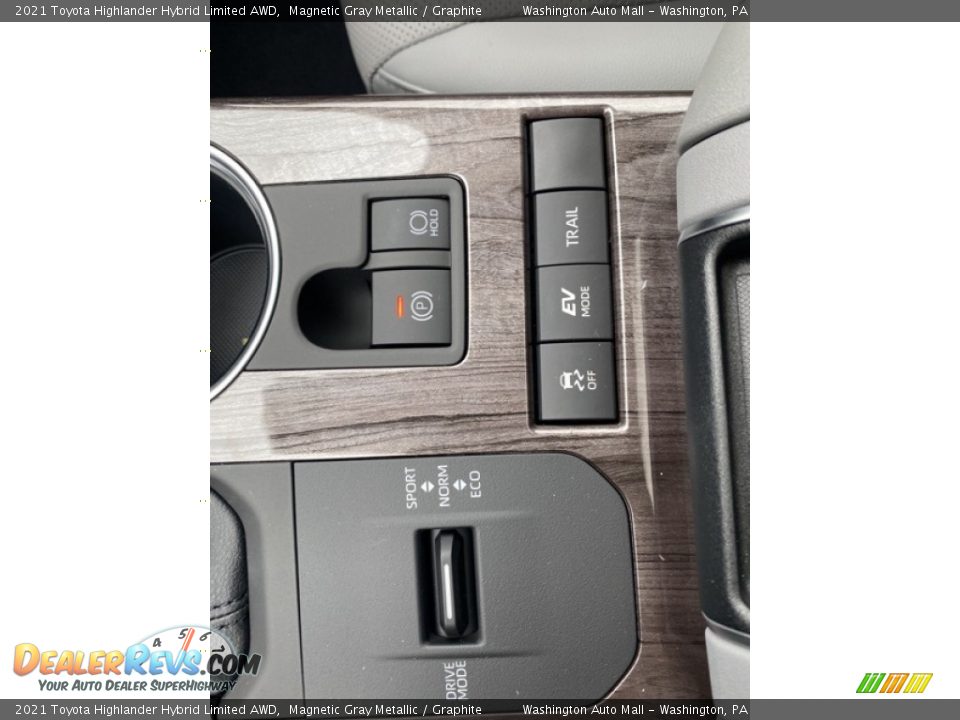 2021 Toyota Highlander Hybrid Limited AWD Magnetic Gray Metallic / Graphite Photo #20