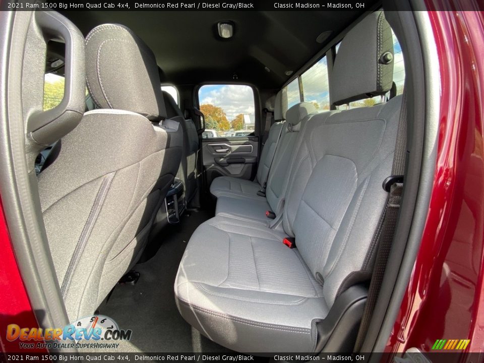 2021 Ram 1500 Big Horn Quad Cab 4x4 Delmonico Red Pearl / Diesel Gray/Black Photo #5