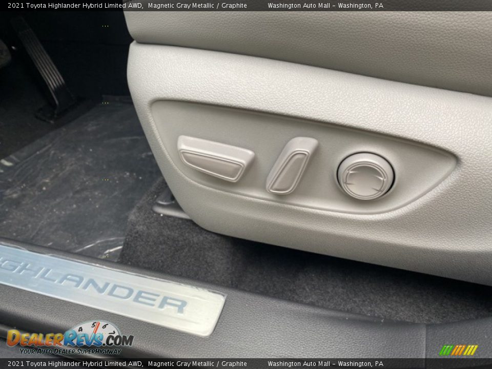 2021 Toyota Highlander Hybrid Limited AWD Magnetic Gray Metallic / Graphite Photo #26