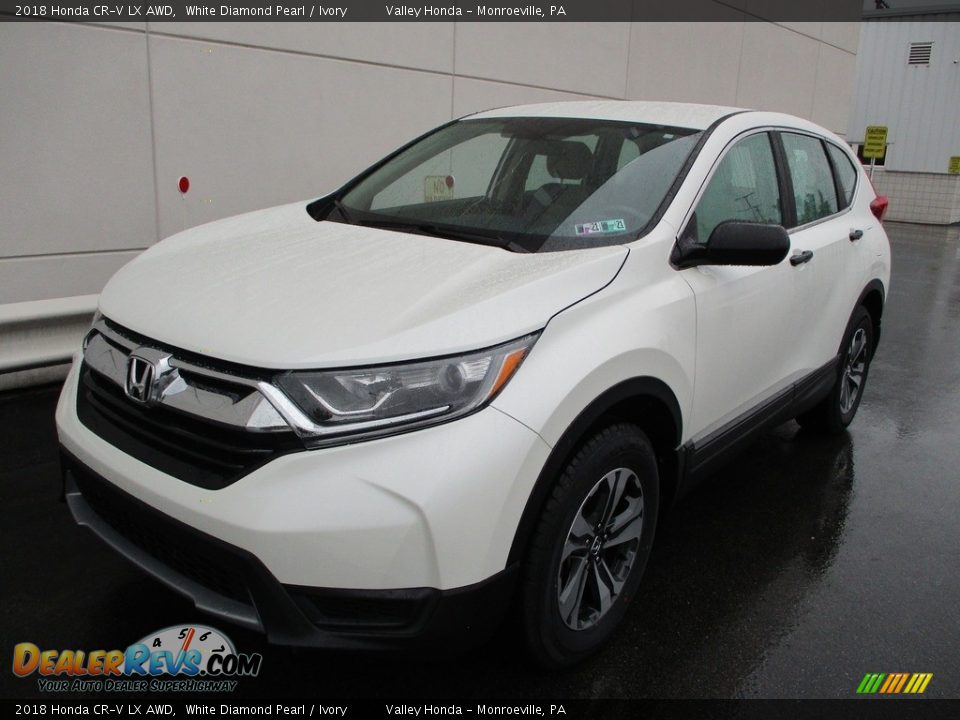 2018 Honda CR-V LX AWD White Diamond Pearl / Ivory Photo #9