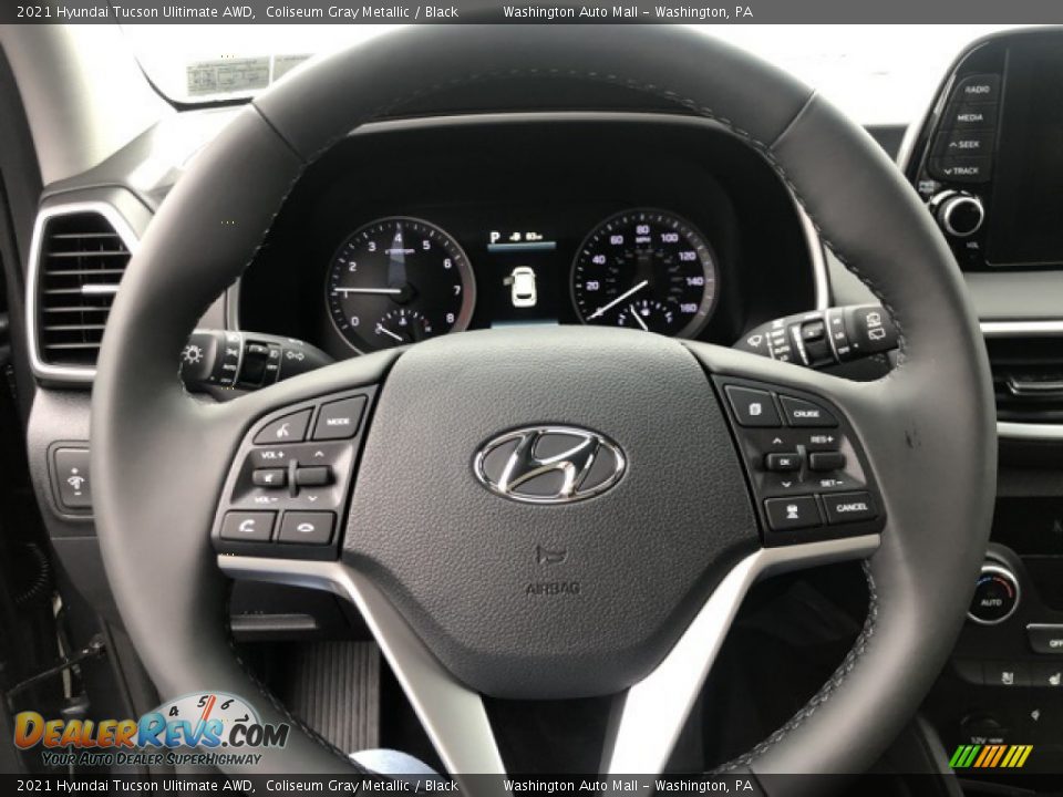 2021 Hyundai Tucson Ulitimate AWD Coliseum Gray Metallic / Black Photo #9