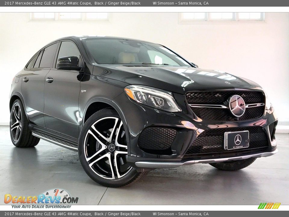 2017 Mercedes-Benz GLE 43 AMG 4Matic Coupe Black / Ginger Beige/Black Photo #33